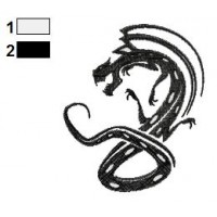 Dragon Tattoo Embroidery Design 14